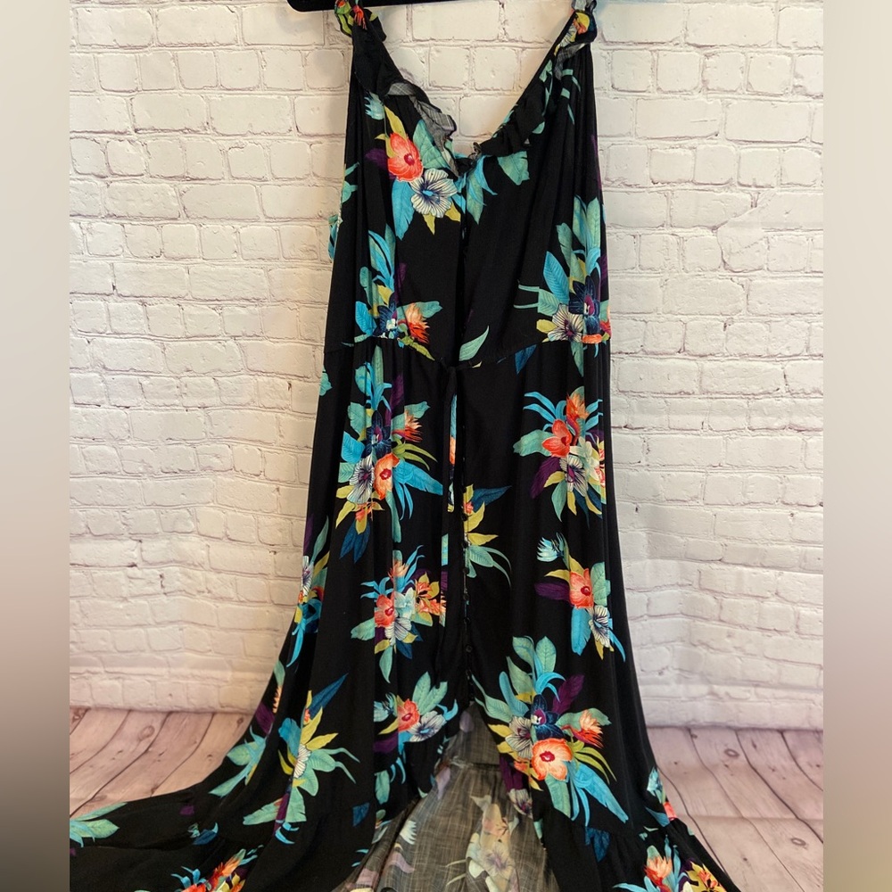 2X Summer Floral Dress